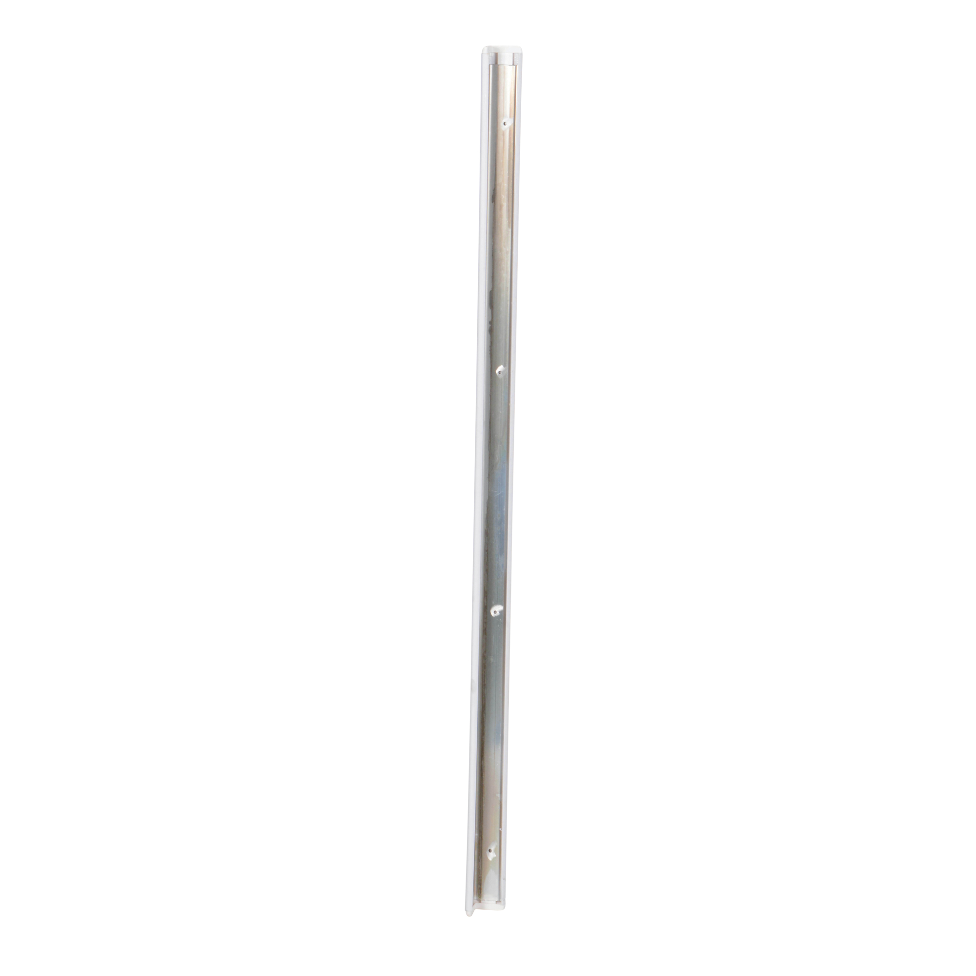 Vestil PVC Plastic Corner Protector with Aluminum Insert - 4in. Height, Non-Marking, Model# PVC-A-2-WH